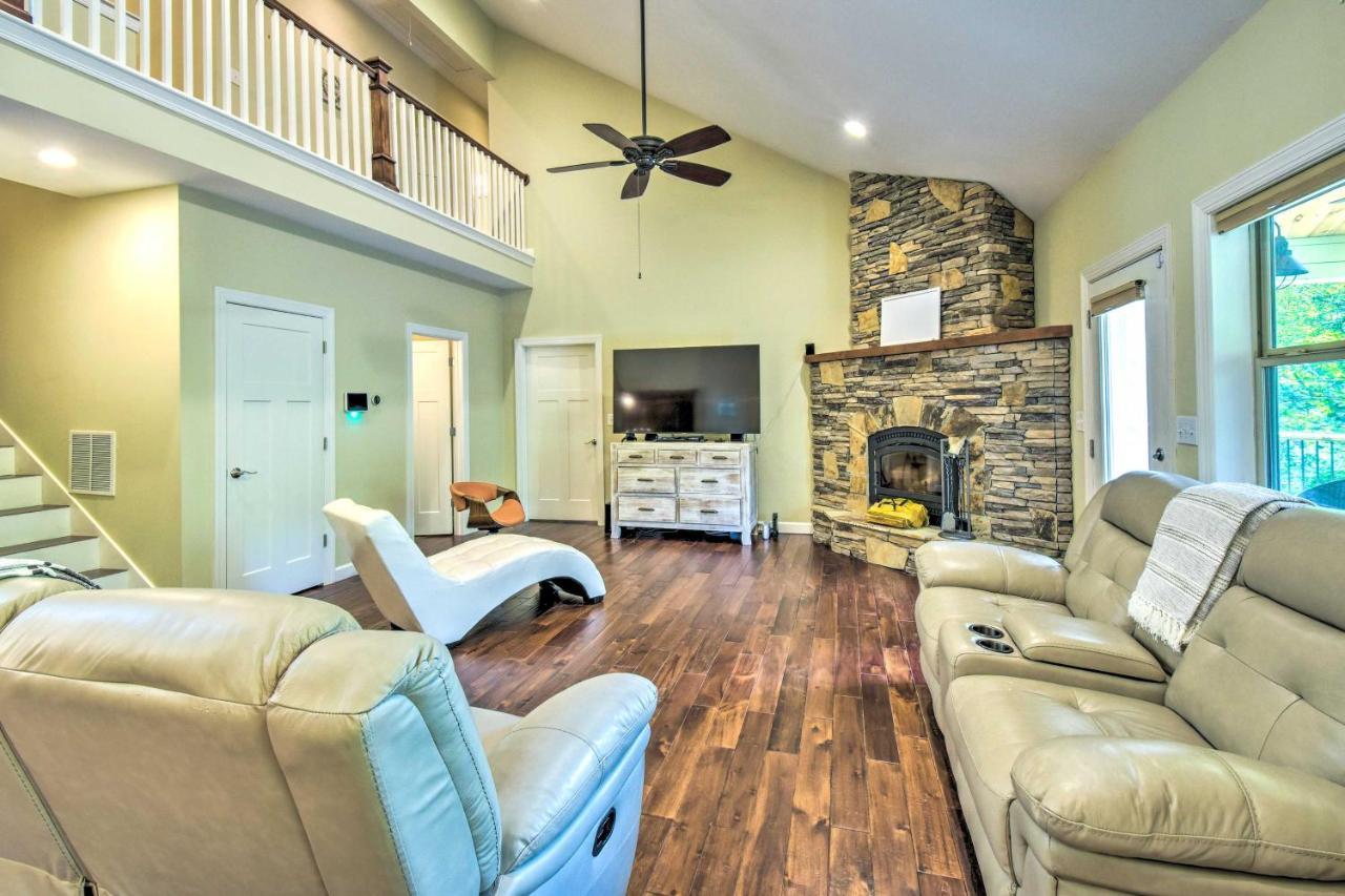 Cozy Riverside Dahlonega Home With Kayaks And Fire Pit מראה חיצוני תמונה