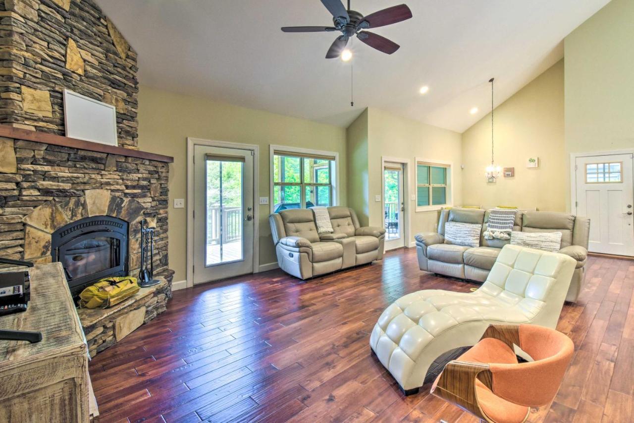 Cozy Riverside Dahlonega Home With Kayaks And Fire Pit מראה חיצוני תמונה
