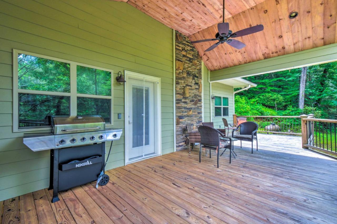 Cozy Riverside Dahlonega Home With Kayaks And Fire Pit מראה חיצוני תמונה