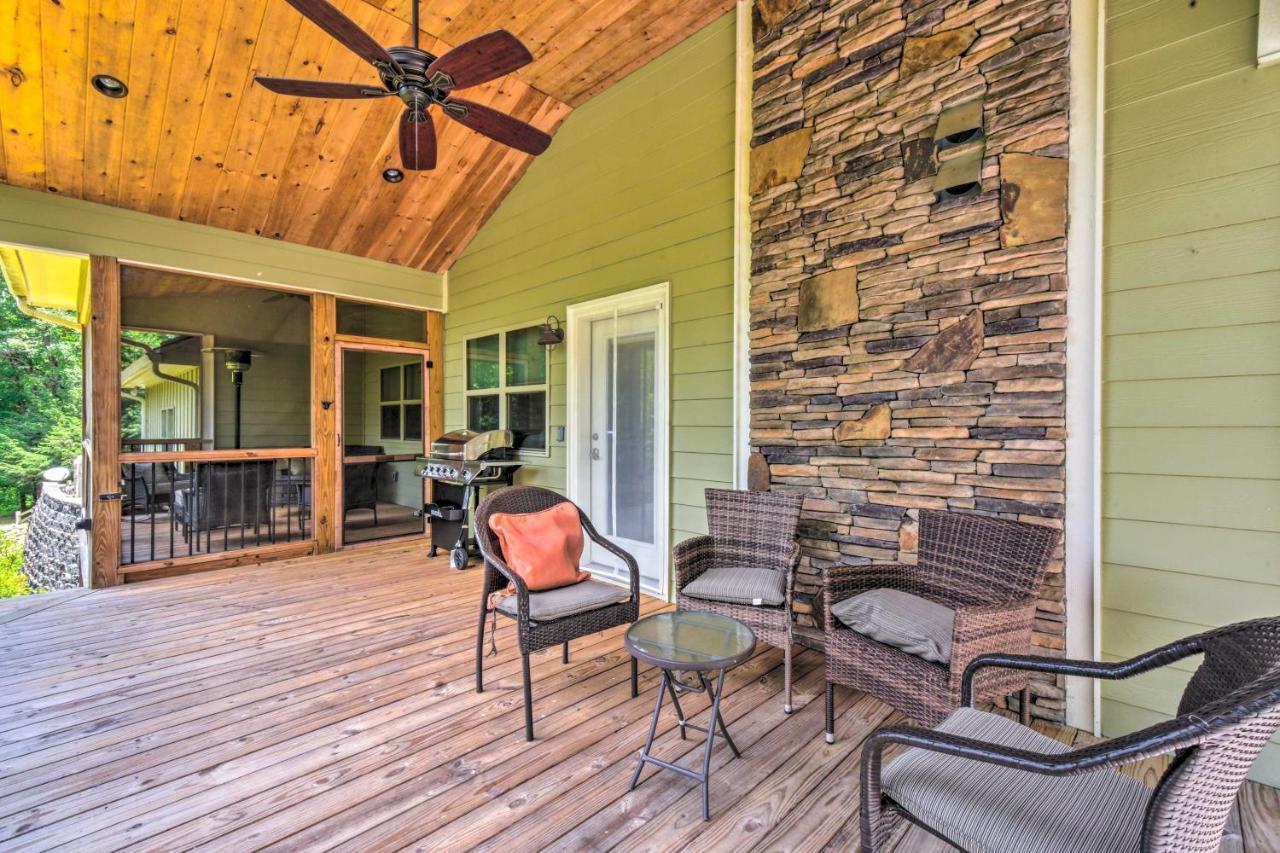 Cozy Riverside Dahlonega Home With Kayaks And Fire Pit מראה חיצוני תמונה