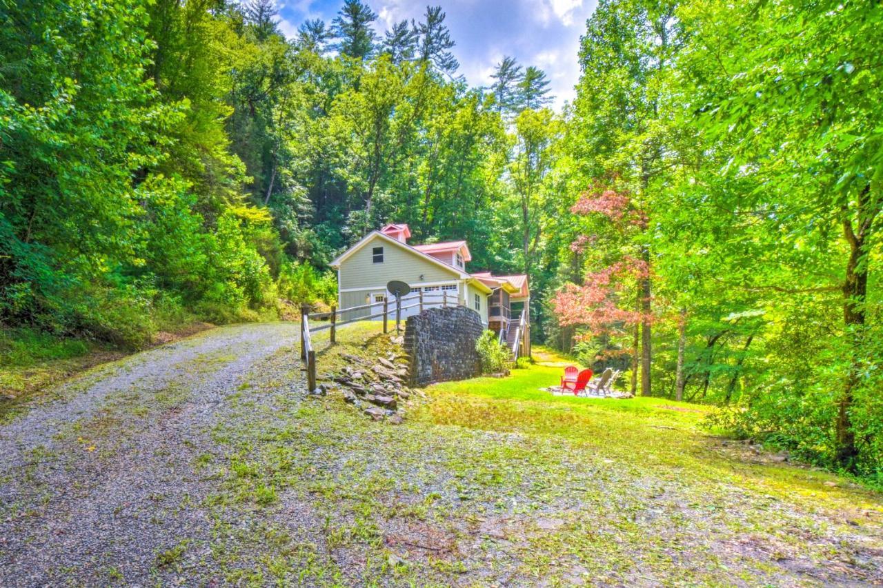 Cozy Riverside Dahlonega Home With Kayaks And Fire Pit מראה חיצוני תמונה