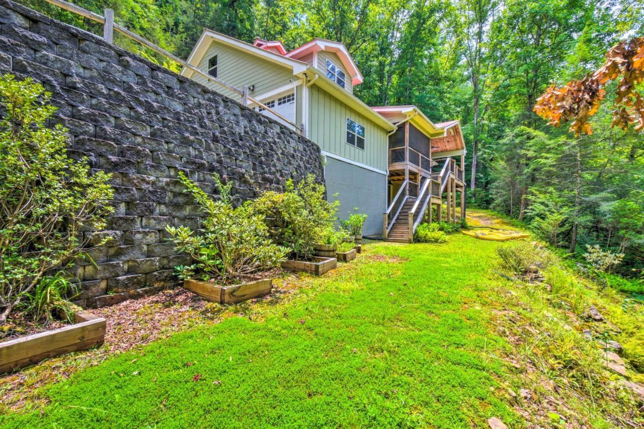Cozy Riverside Dahlonega Home With Kayaks And Fire Pit מראה חיצוני תמונה
