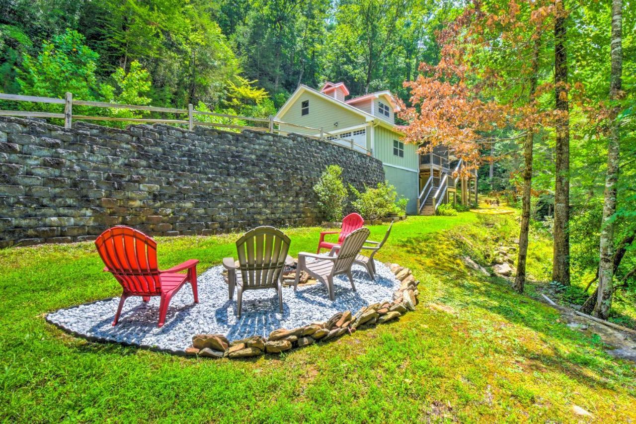 Cozy Riverside Dahlonega Home With Kayaks And Fire Pit מראה חיצוני תמונה